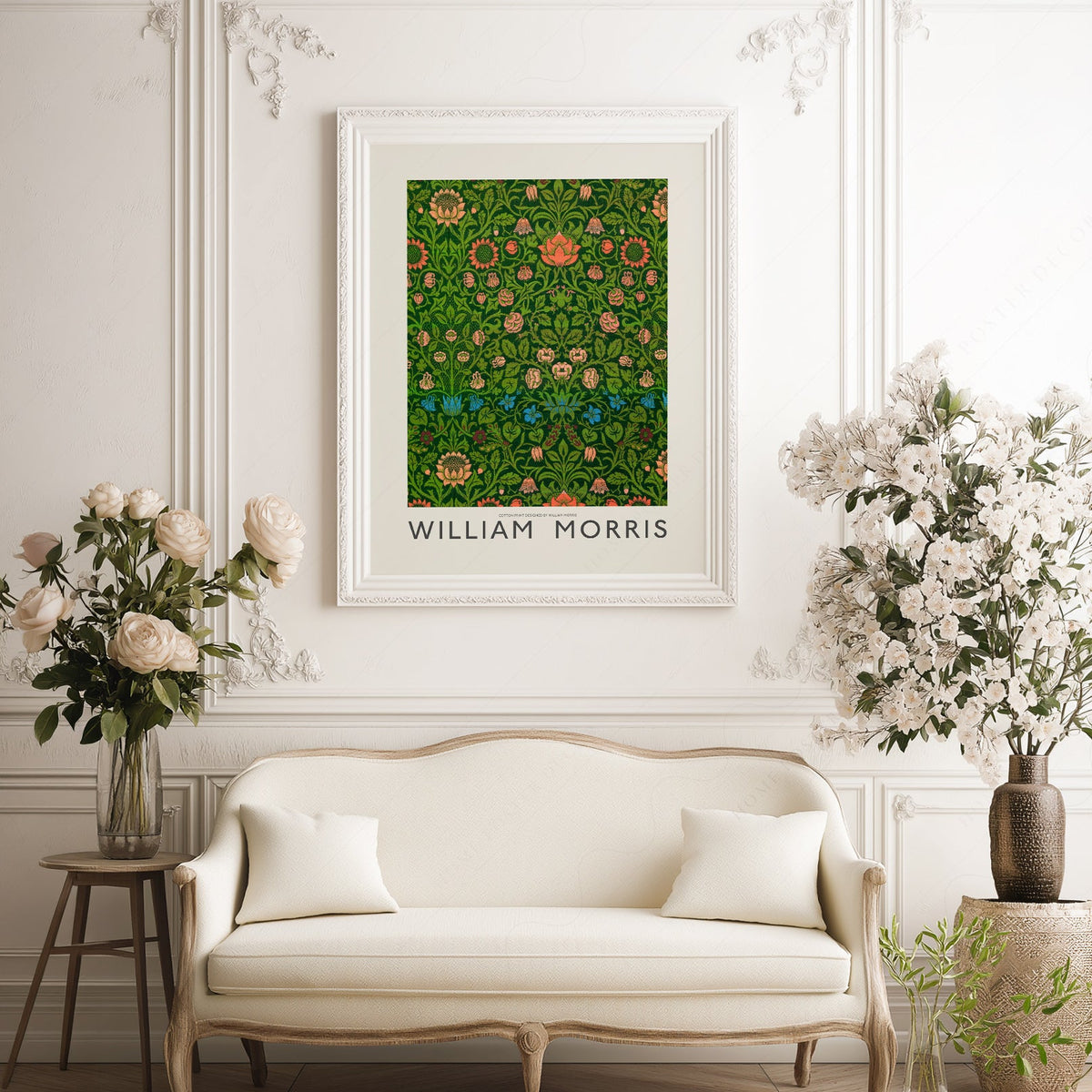 William Morris Violet and Columbine Art Print – Botanical Wall Decor