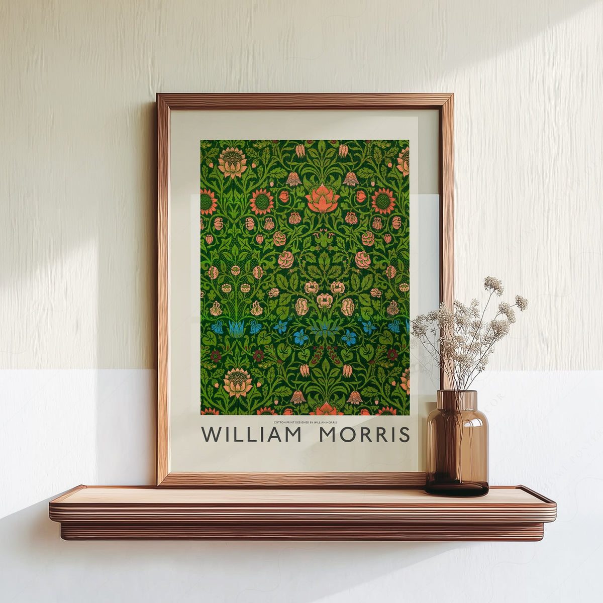 William Morris Violet and Columbine Art Print – Botanical Wall Decor