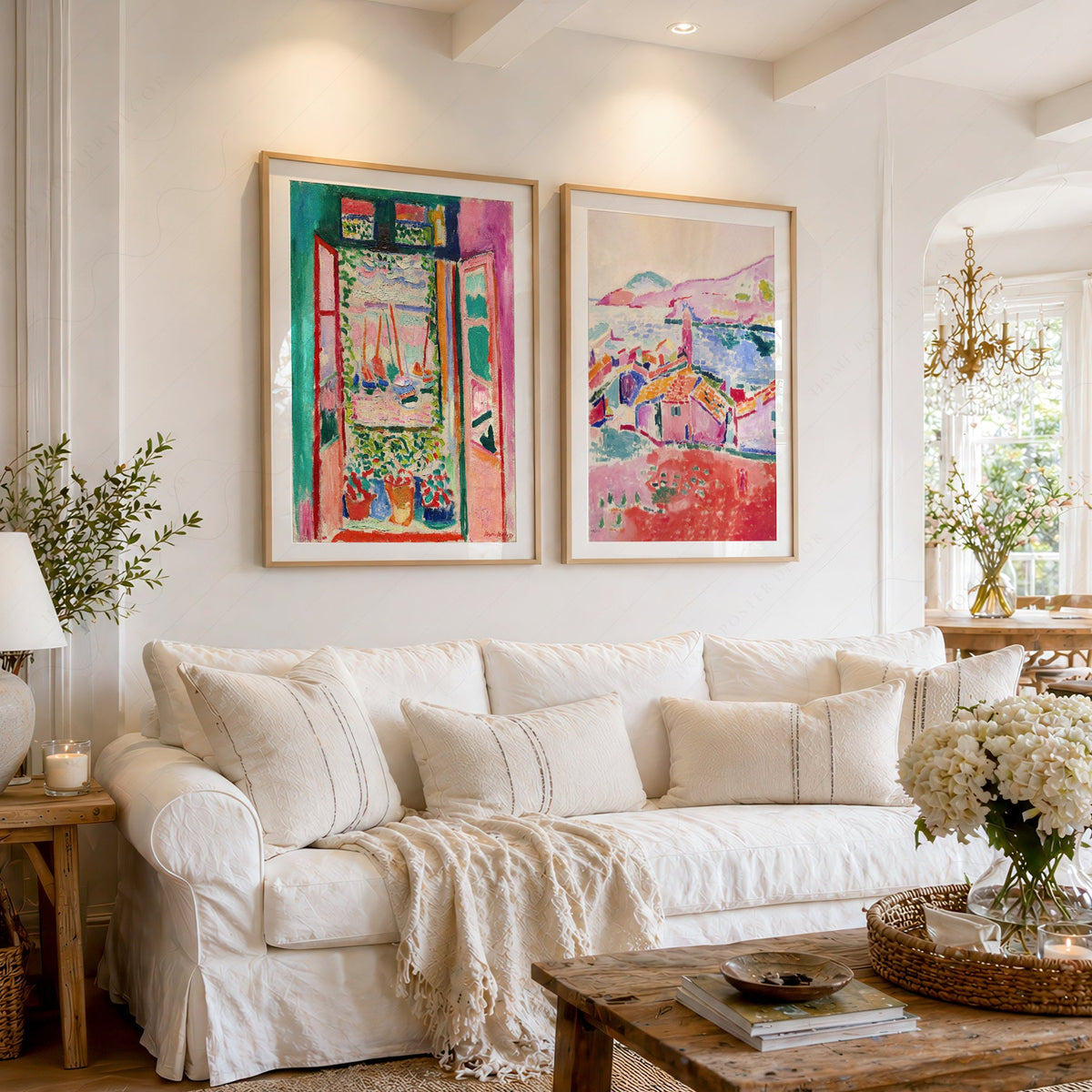 Henri Matisse Set of 2 Prints – The Open Window & View of Collioure