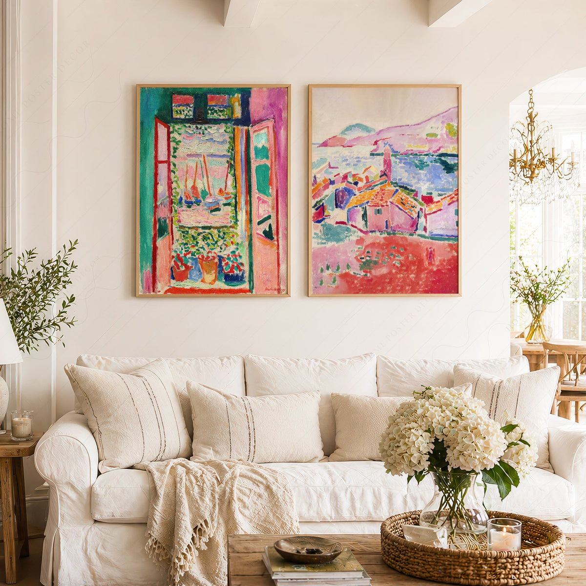 Henri Matisse Set of 2 Prints – The Open Window & View of Collioure