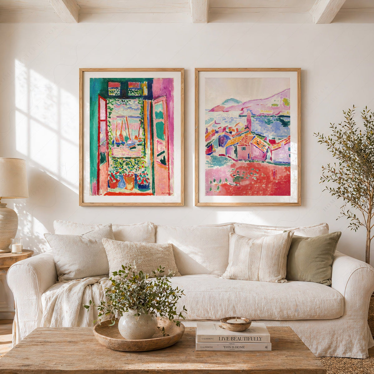 Henri Matisse Set of 2 Prints – The Open Window & View of Collioure