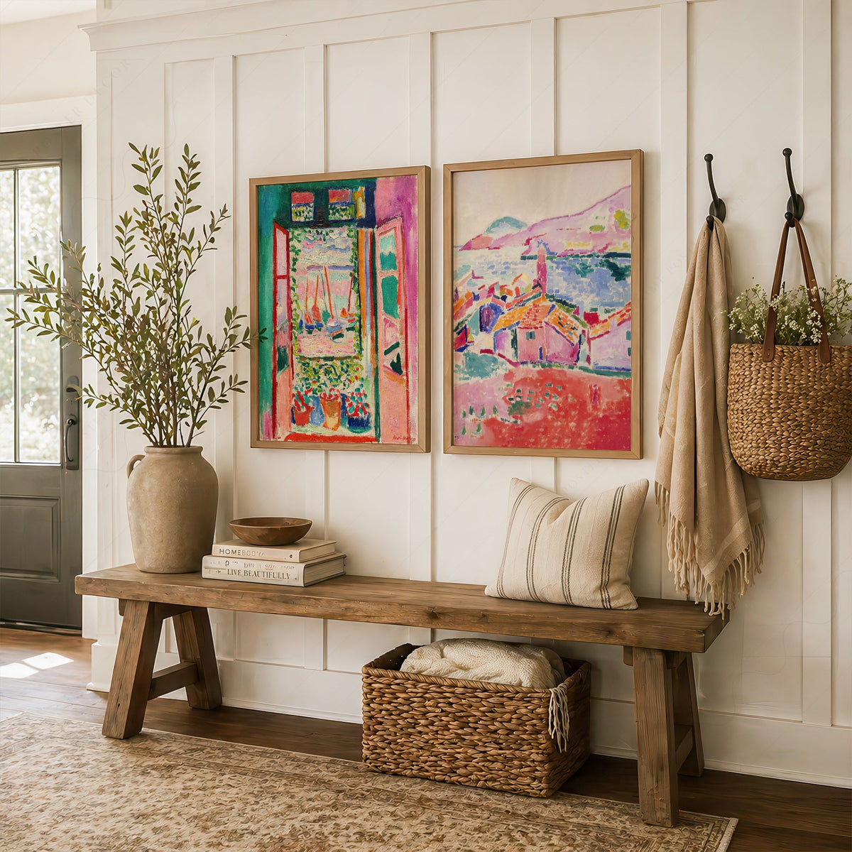 Henri Matisse Set of 2 Prints – The Open Window & View of Collioure