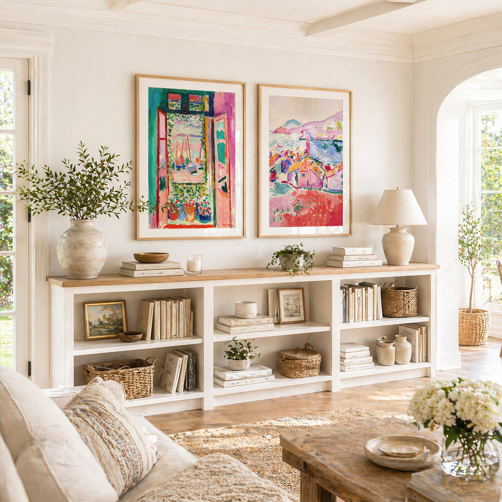 Henri Matisse Set of 2 Prints – The Open Window & View of Collioure