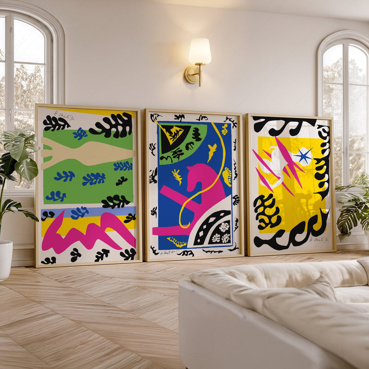 Henri Matisse Gallery Wall Set of 3 Prints