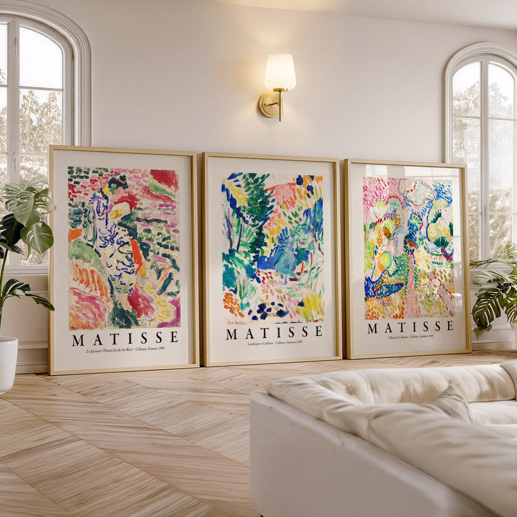 Henri Matisse Collioure Set of 3 Prints – Museum Gallery Wall Art