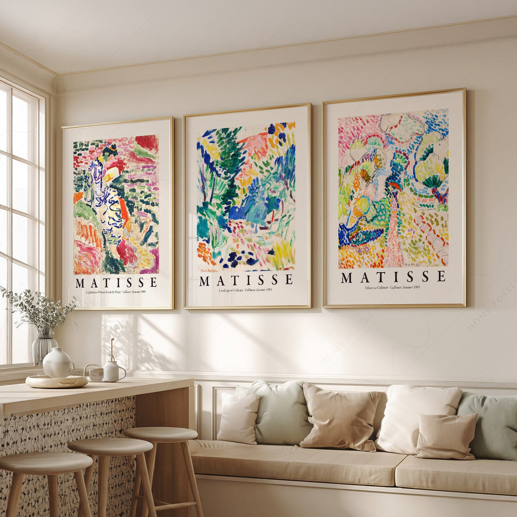Henri Matisse Collioure Set of 3 Prints – Museum Gallery Wall Art