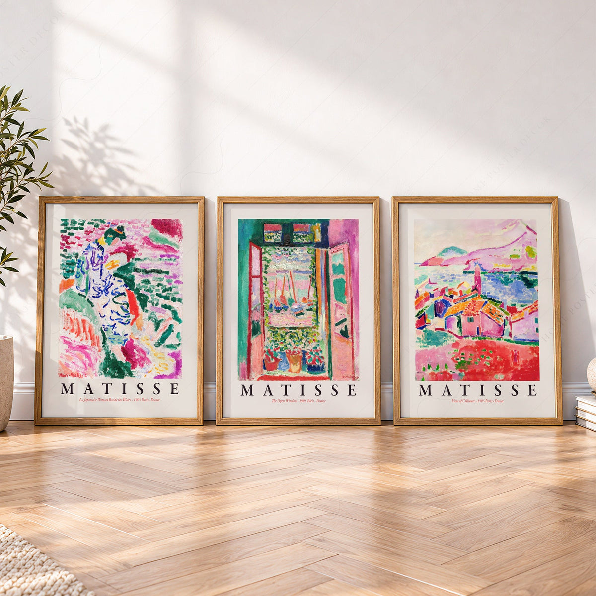 Ensemble de 3 estampes Henri Matisse Gallery Wall – Collection d'affiches d'art de musée