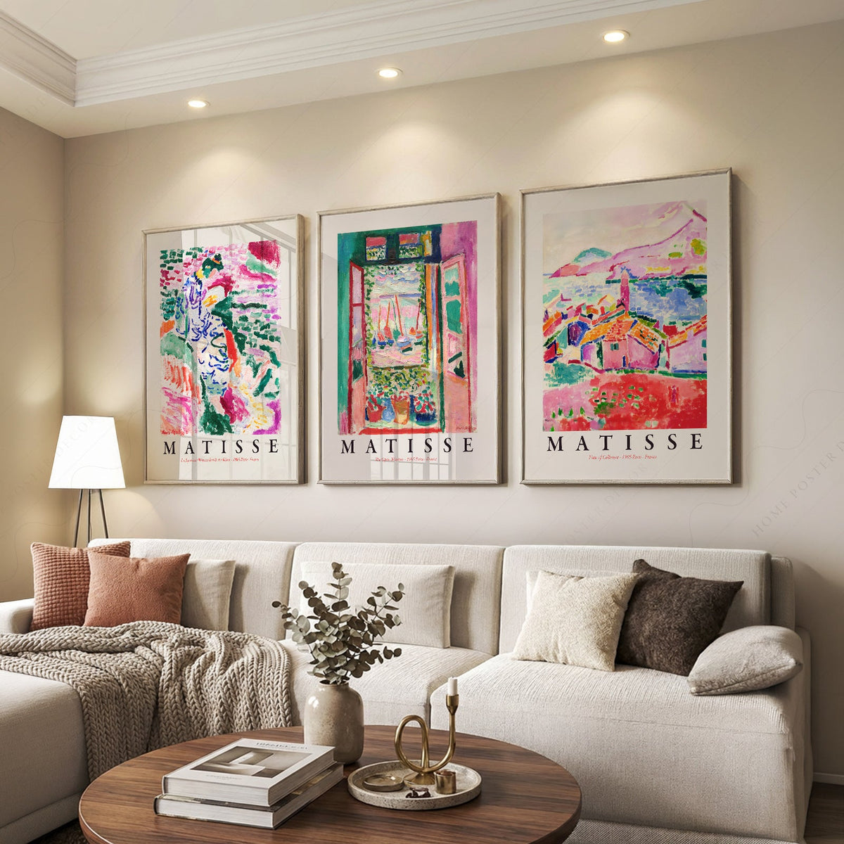 Ensemble de 3 estampes Henri Matisse Gallery Wall – Collection d'affiches d'art de musée