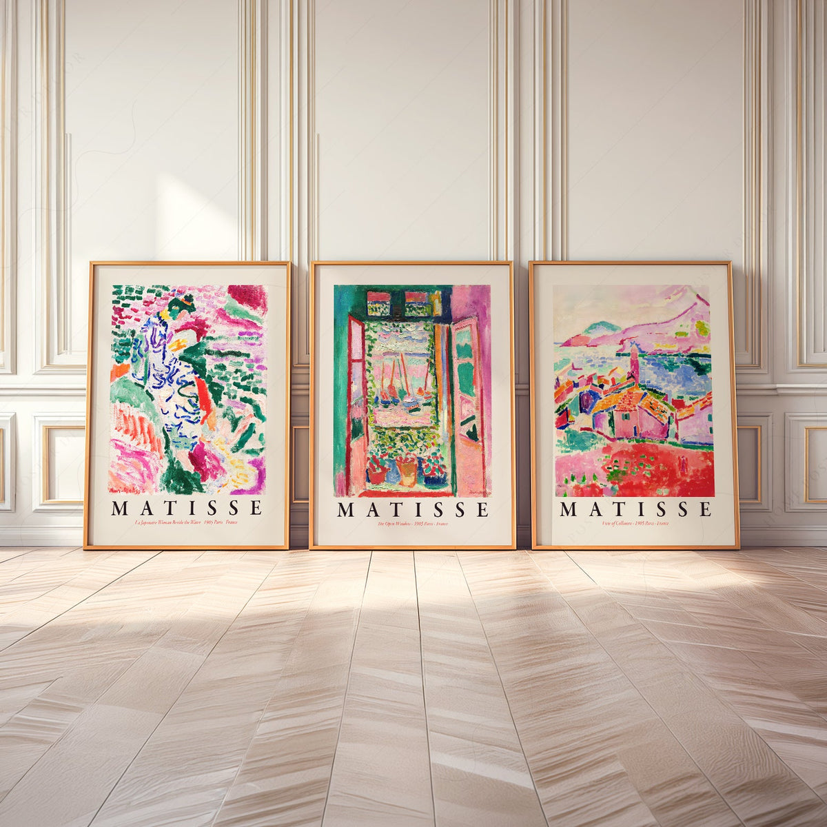 Ensemble de 3 estampes Henri Matisse Gallery Wall – Collection d'affiches d'art de musée