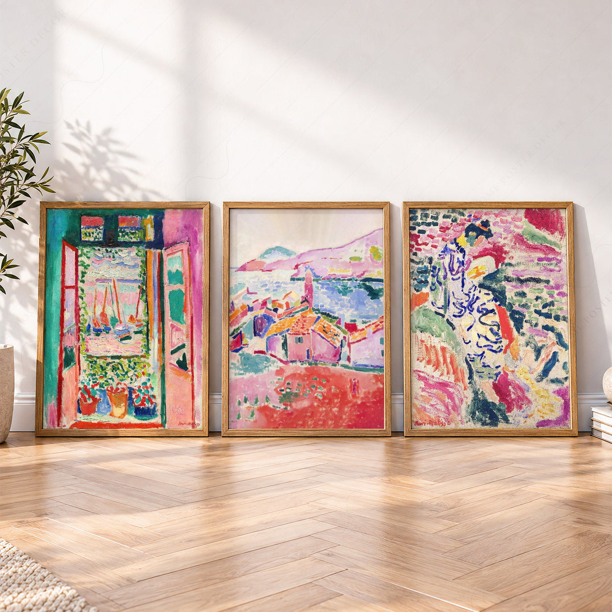 Henri Matisse Gallery Wall Set of 3 Prints – Museum Art Collection Poster