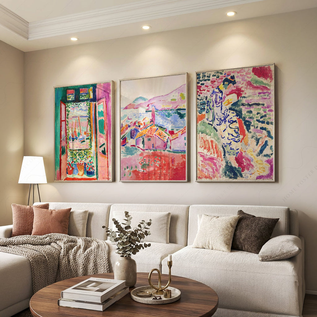 Henri Matisse Gallery Wall Set of 3 Prints – Museum Art Collection Poster