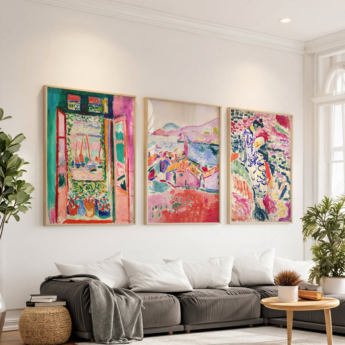 Henri Matisse Gallery Wall Set of 3 Prints – Museum Art Collection Poster