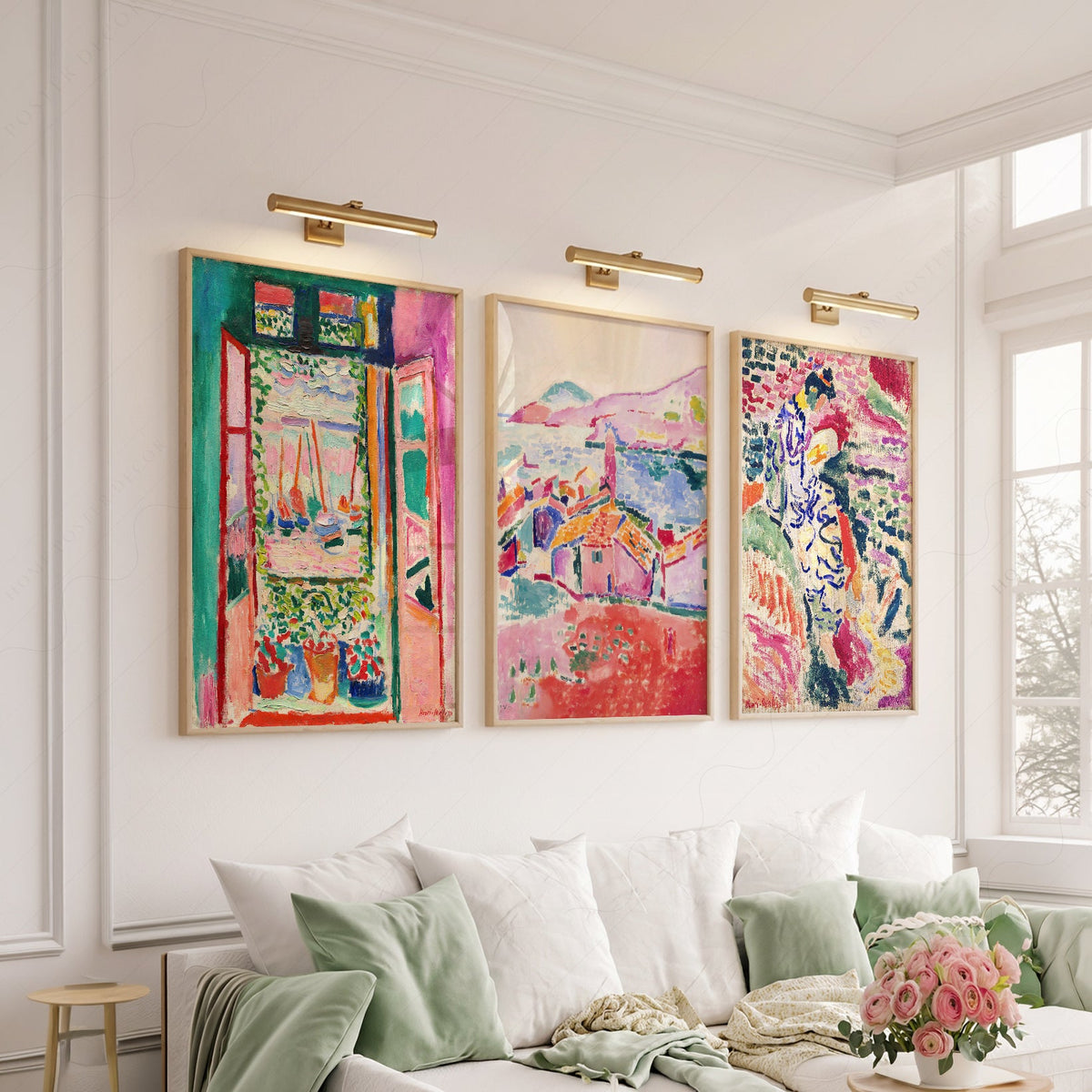 Henri Matisse Gallery Wall Set of 3 Prints – Museum Art Collection Poster