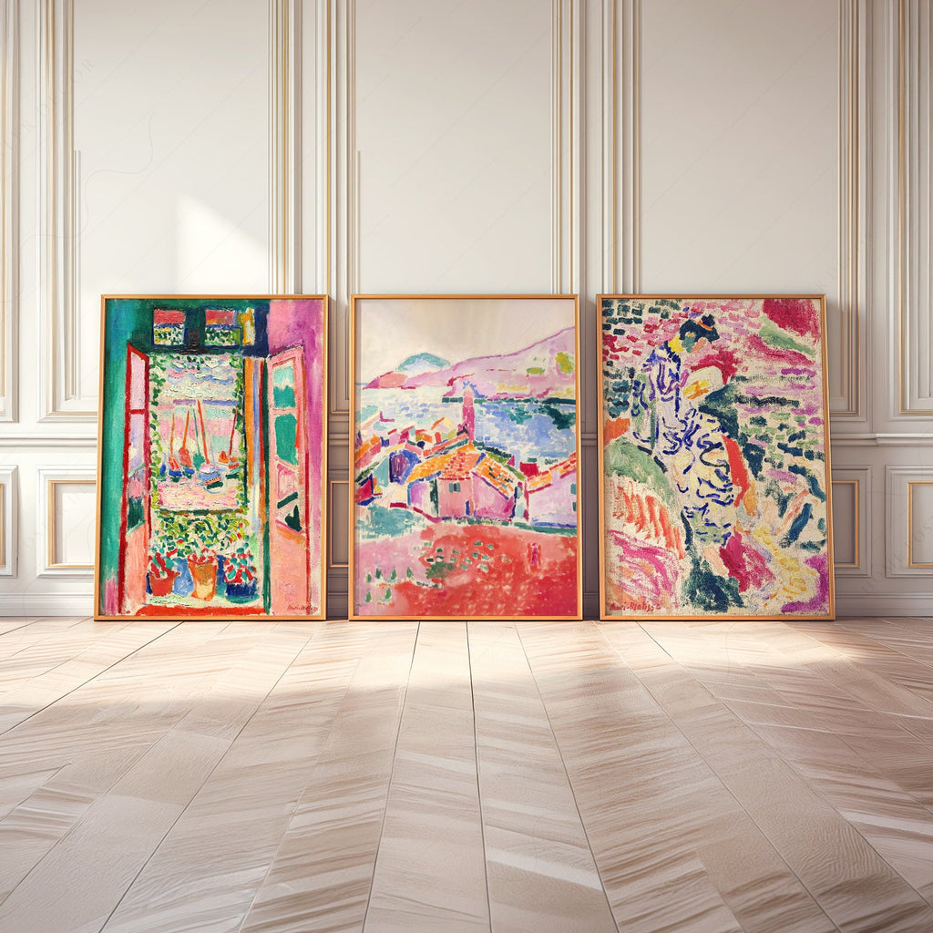 Henri Matisse Gallery Wall Set of 3 Prints – Museum Art Collection Poster