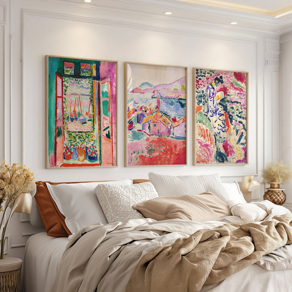 Henri Matisse Gallery Wall Set of 3 Prints – Museum Art Collection Poster
