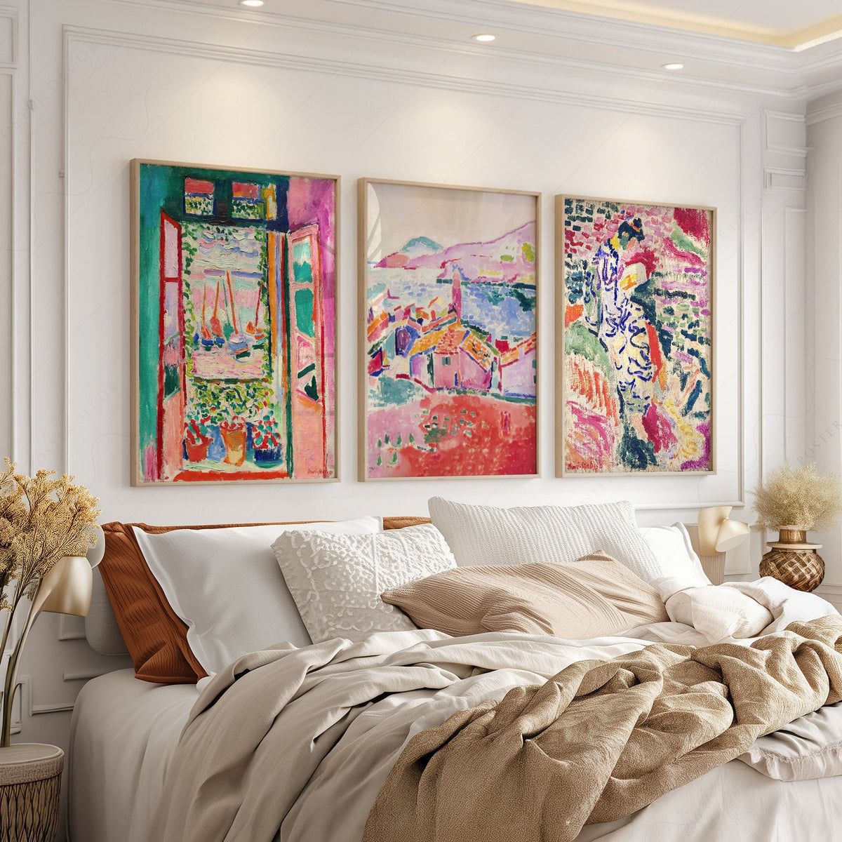Henri Matisse Gallery Wall Set of 3 Prints – Museum Art Collection Poster