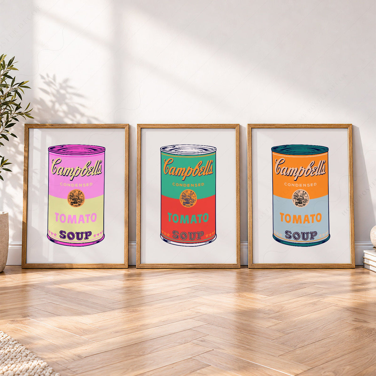 Andy Warhol Campbell's Soup Cans Print Set – Pop Art Wall Decor