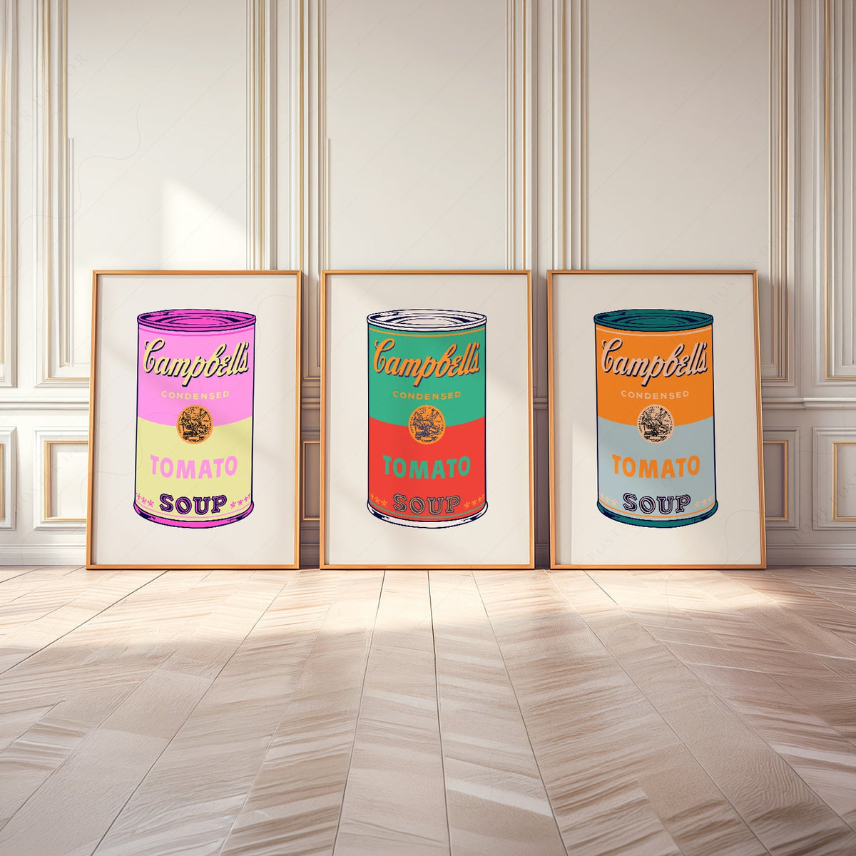 Andy Warhol Campbell's Soup Cans Print Set – Pop Art Wall Decor