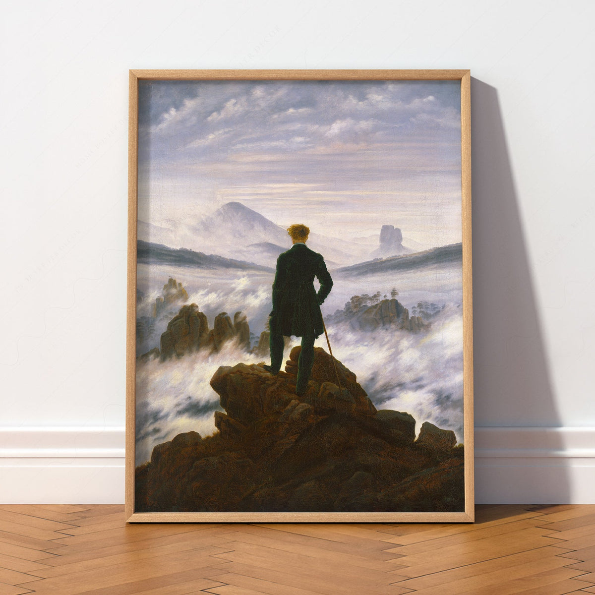 Caspar David Friedrich Wanderer, Above the Sea of Fog Print