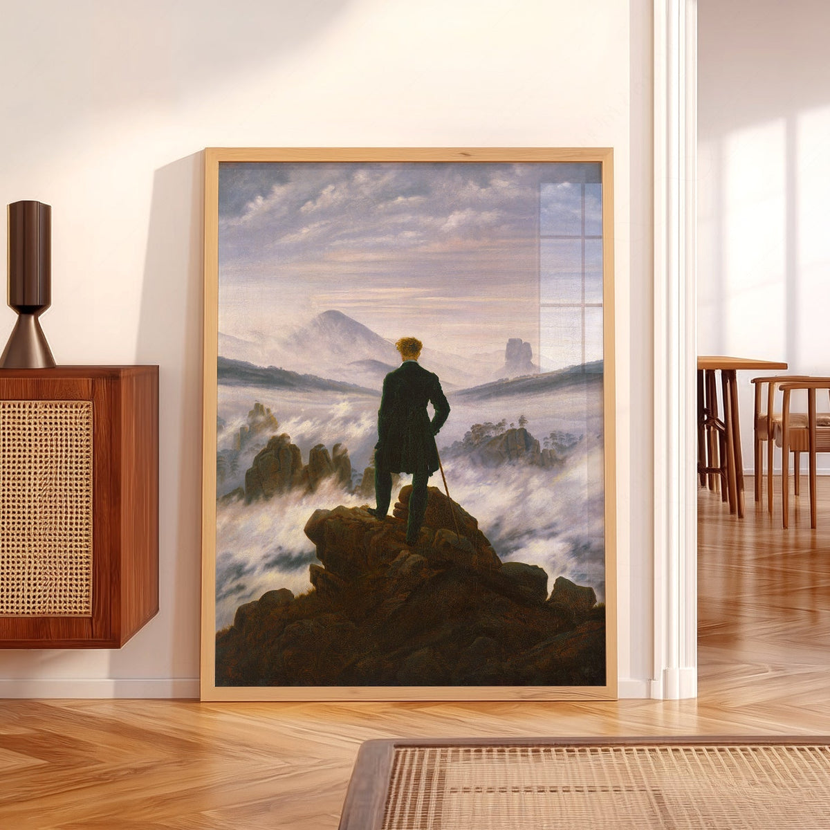 Caspar David Friedrich Wanderer, Above the Sea of Fog Print