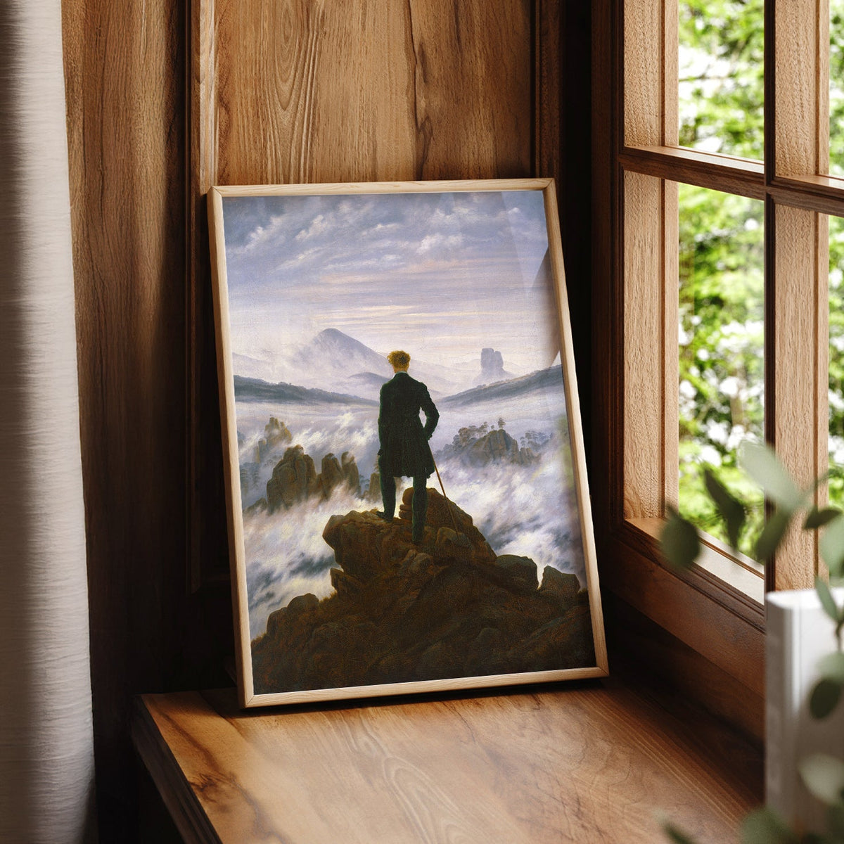Caspar David Friedrich Wanderer, Above the Sea of Fog Print