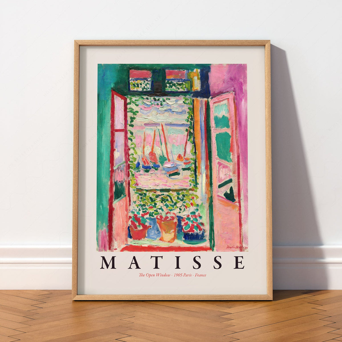 Henri Matisse The Open Window Art Print – Museum Wall Art Poster