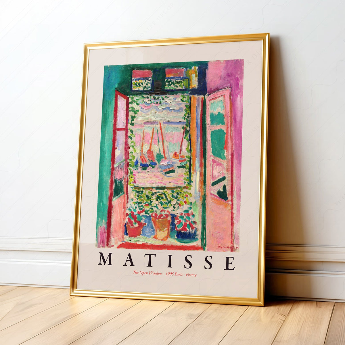 Henri Matisse The Open Window Art Print – Museum Wall Art Poster