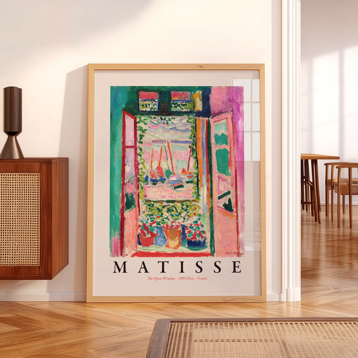 Henri Matisse The Open Window Art Print – Museum Wall Art Poster
