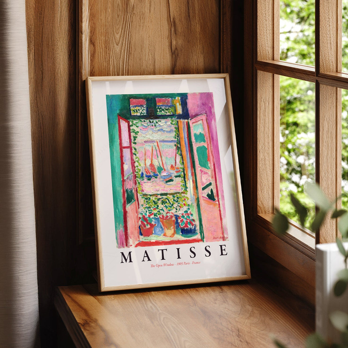 Henri Matisse The Open Window Art Print – Museum Wall Art Poster