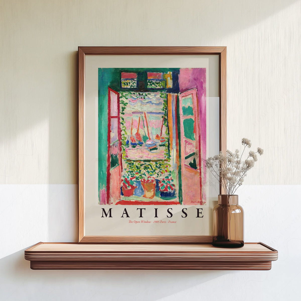 Henri Matisse The Open Window Art Print – Museum Wall Art Poster