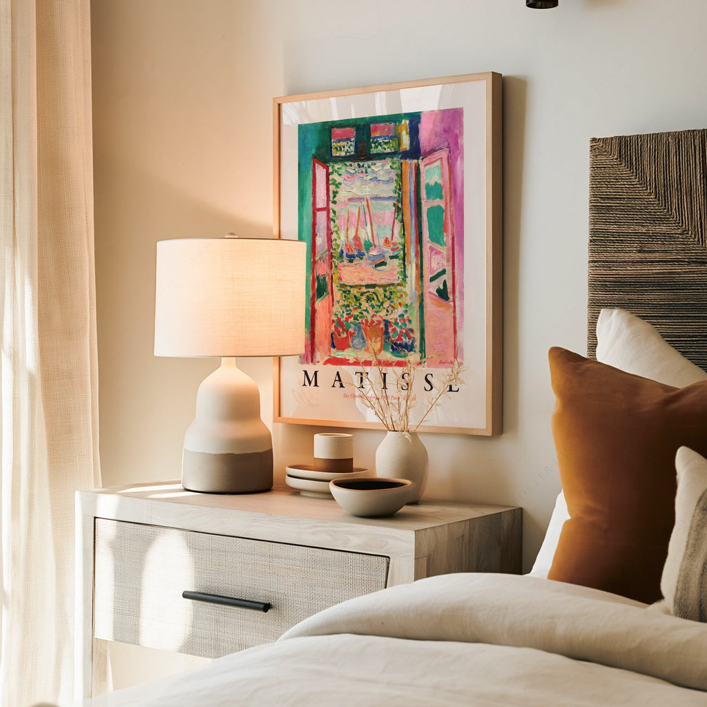 Henri Matisse The Open Window Art Print – Museum Wall Art Poster