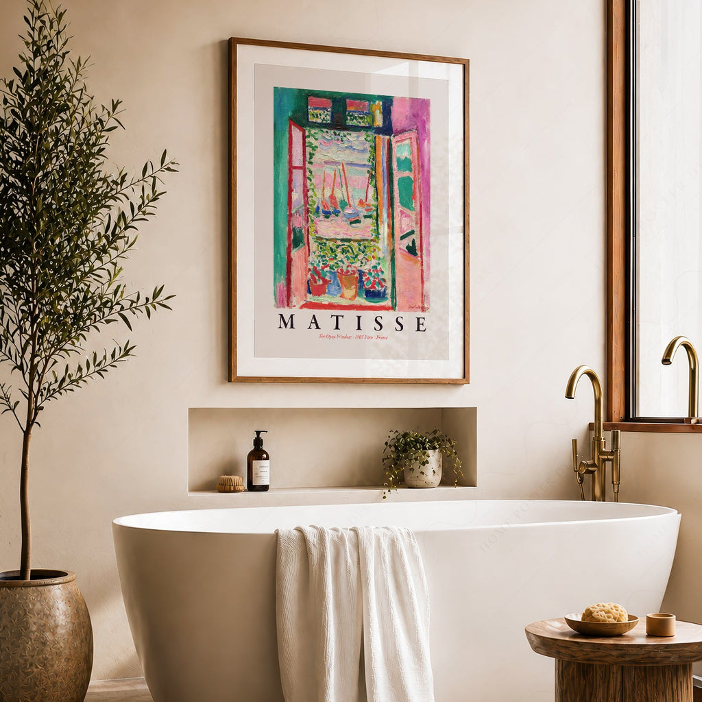 Henri Matisse The Open Window Art Print – Museum Wall Art Poster