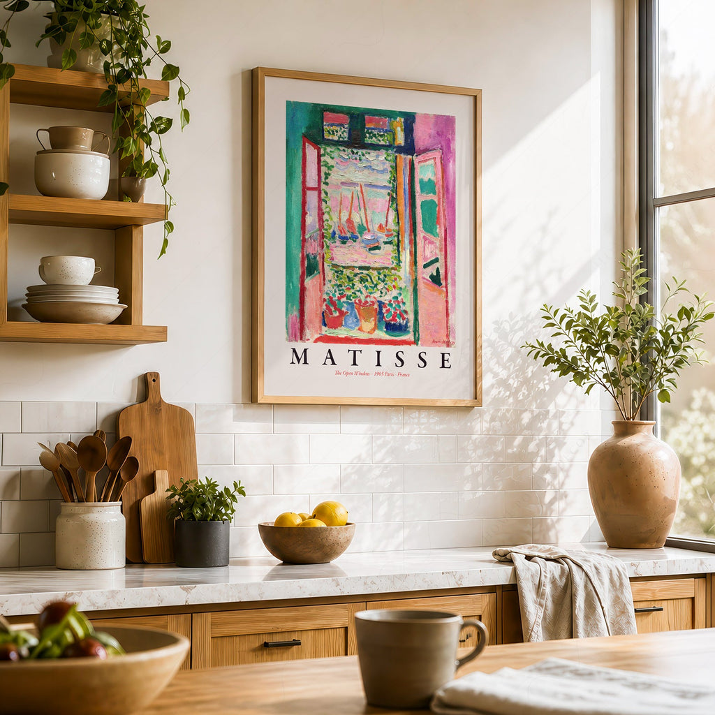 Henri Matisse The Open Window Art Print – Museum Wall Art Poster
