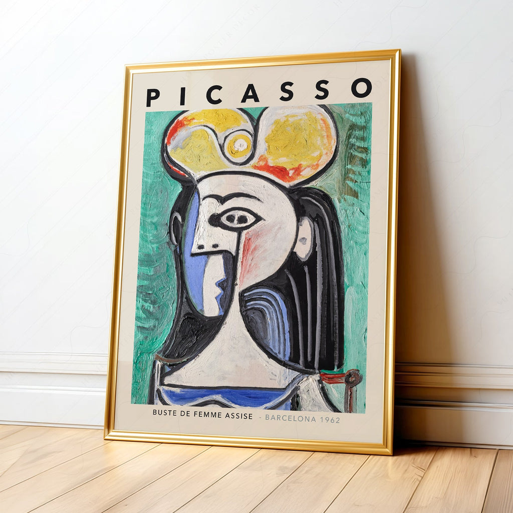 Pablo Picasso Buste de Femme Assise Art Print – Cubist Wall Decor