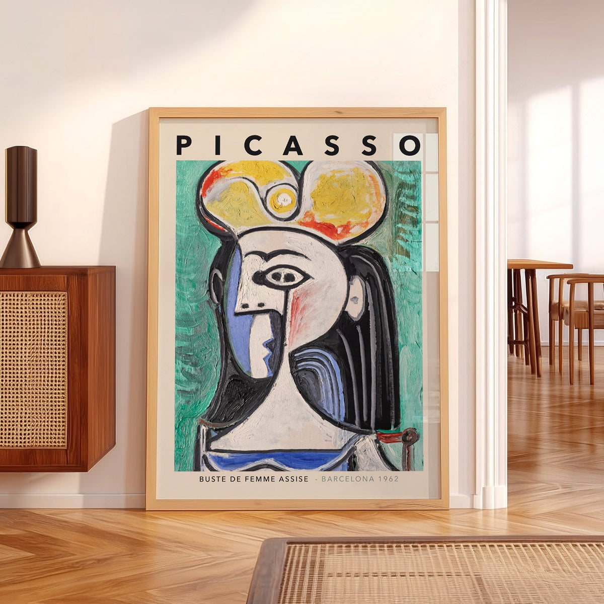 Pablo Picasso Buste de Femme Assise Art Print – Cubist Wall Decor
