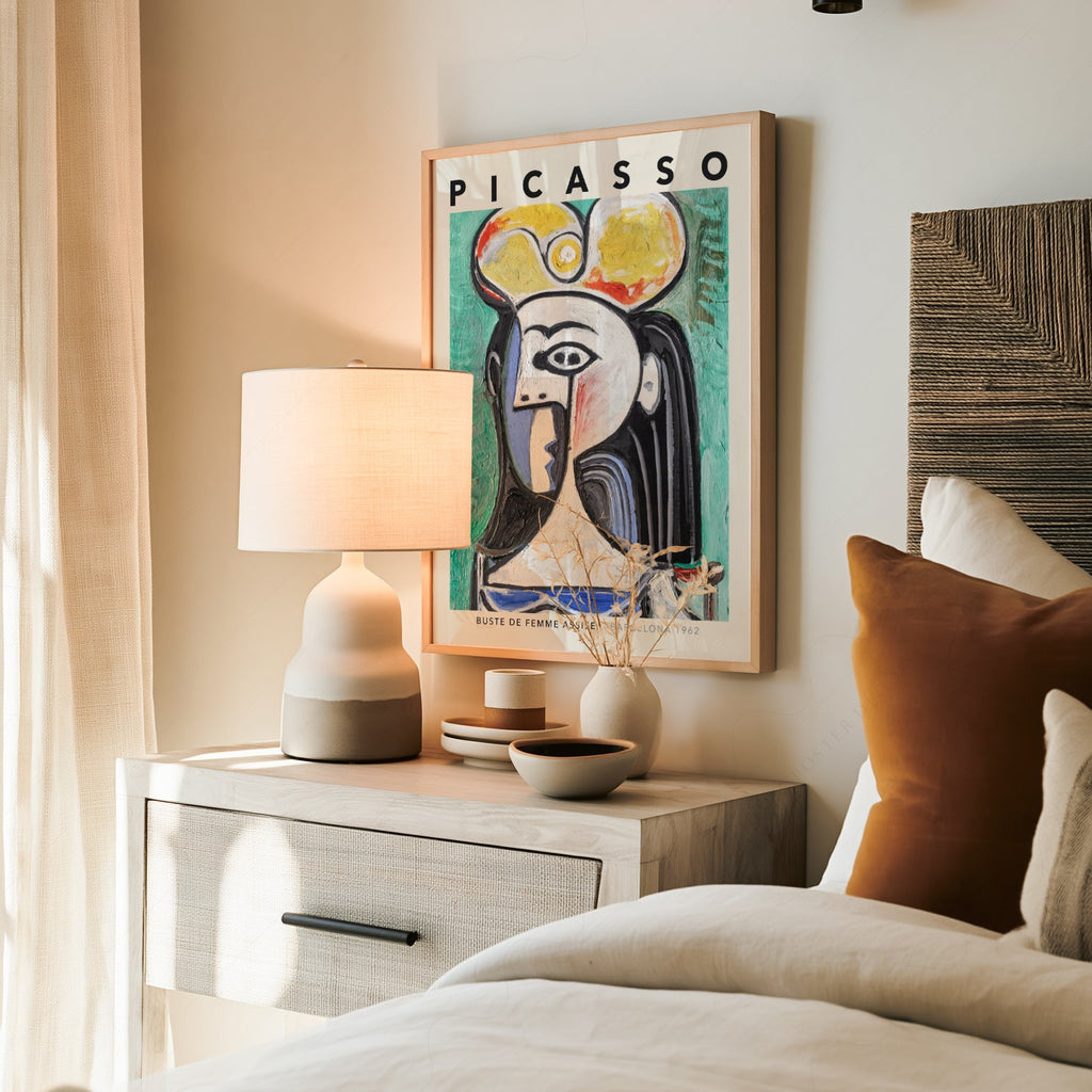 Pablo Picasso Buste de Femme Assise Art Print – Cubist Wall Decor