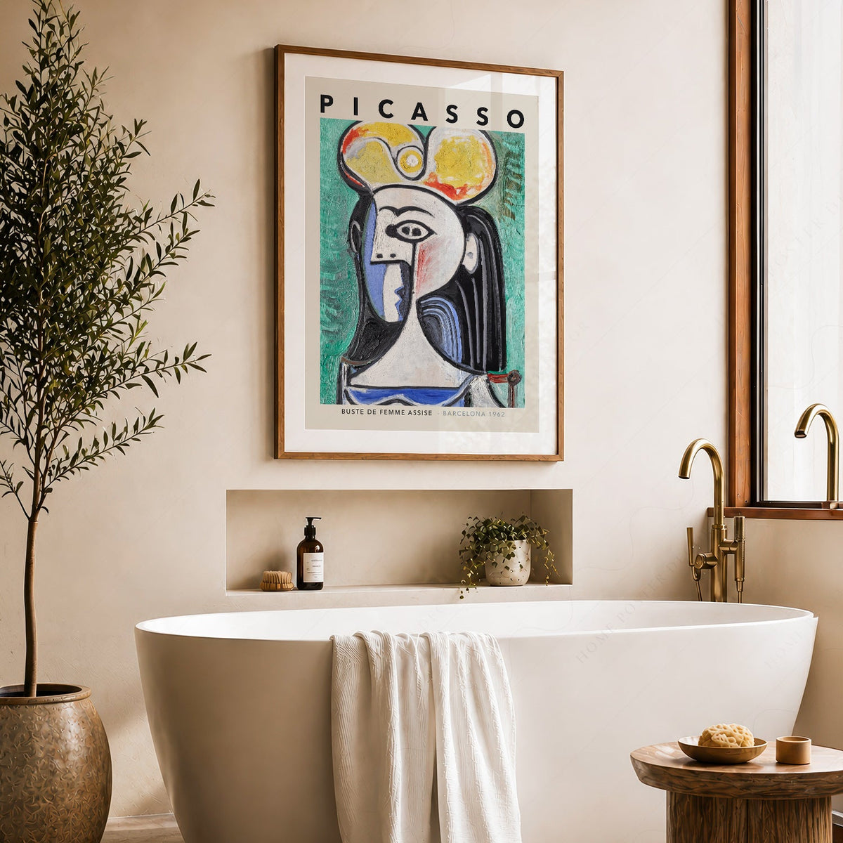 Pablo Picasso Buste de Femme Assise Art Print – Cubist Wall Decor