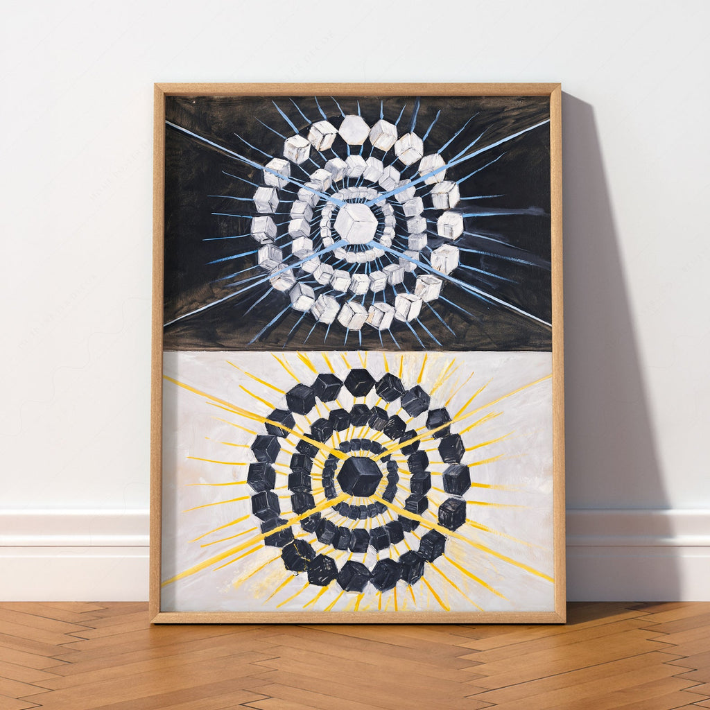 Hilma af Klint Swan Print – Abstract Geometric Wall Art Poster