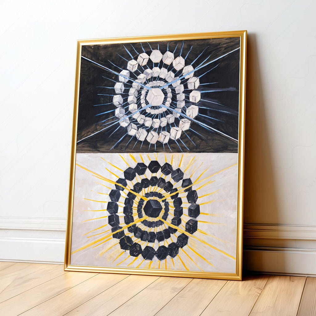 Hilma af Klint Swan Print – Abstract Geometric Wall Art Poster