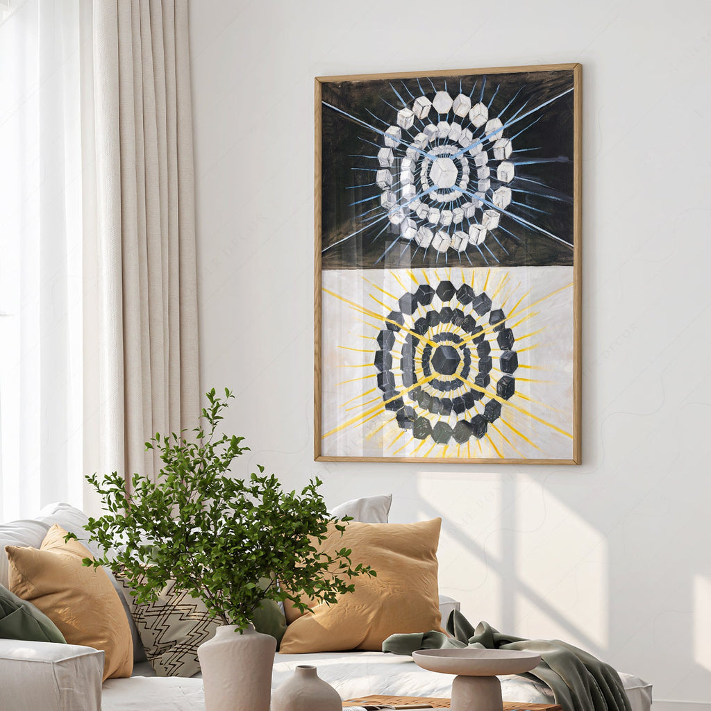 Hilma af Klint Swan Print – Abstract Geometric Wall Art Poster