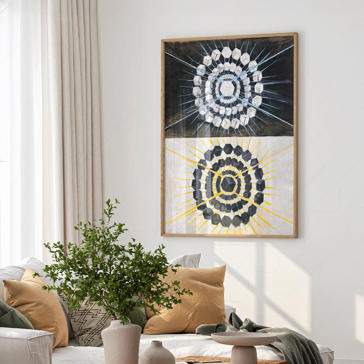 Hilma af Klint Swan Print – Abstract Geometric Wall Art Poster