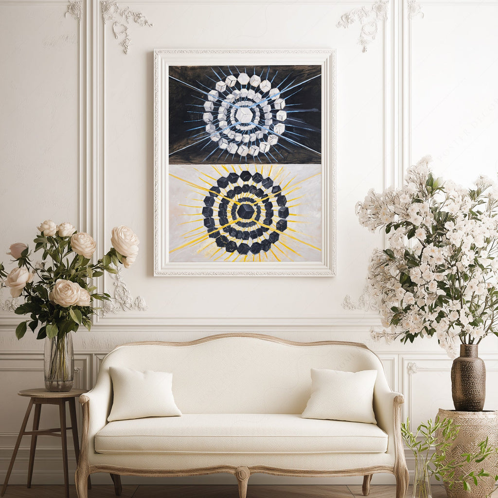 Hilma af Klint Swan Print – Abstract Geometric Wall Art Poster