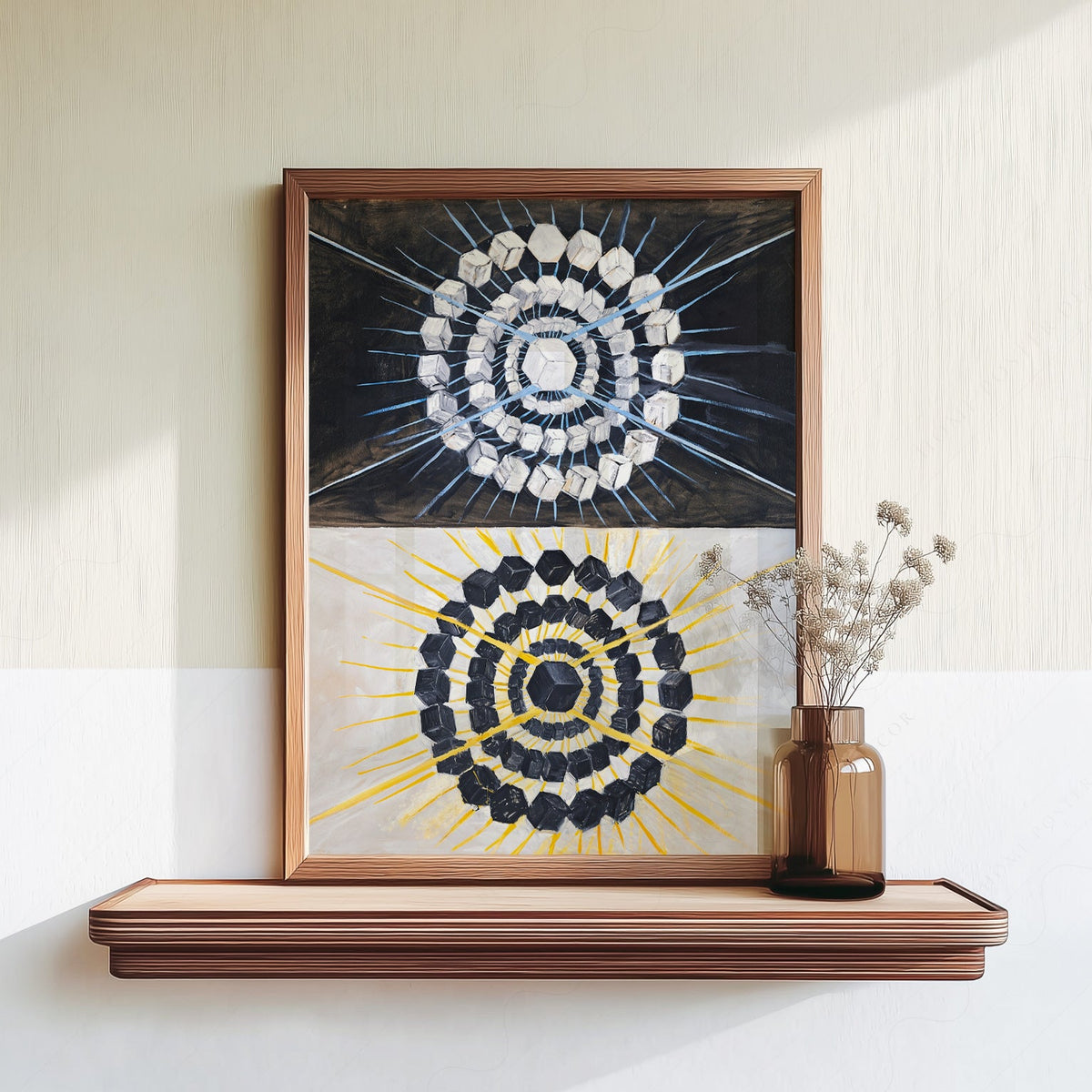 Hilma af Klint Swan Print – Abstract Geometric Wall Art Poster