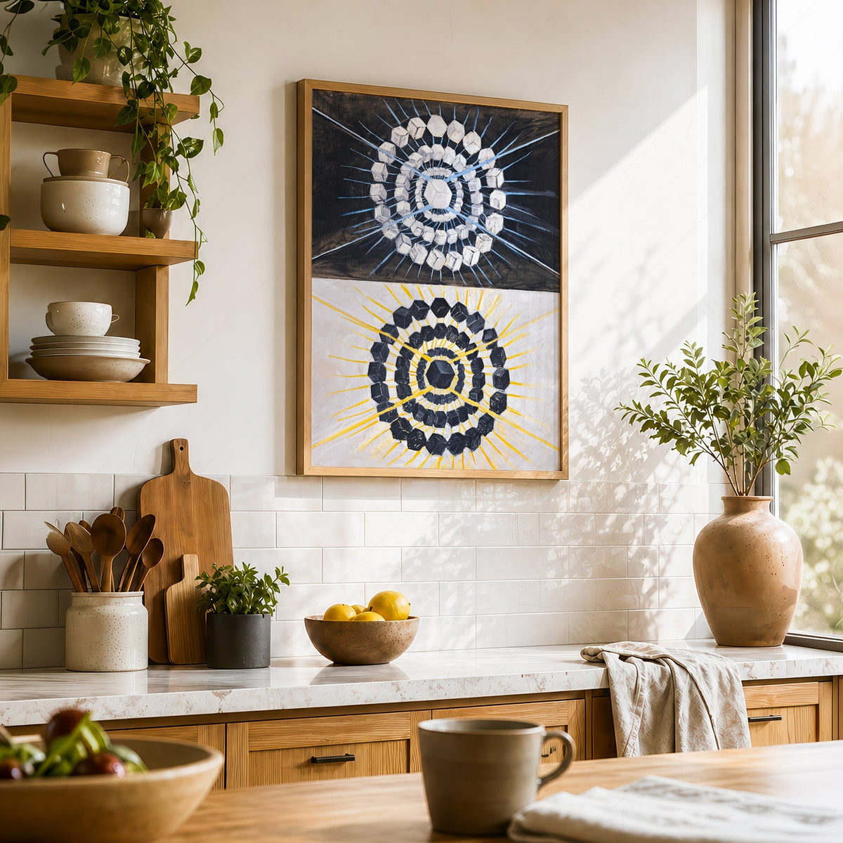 Hilma af Klint Swan Print – Abstract Geometric Wall Art Poster