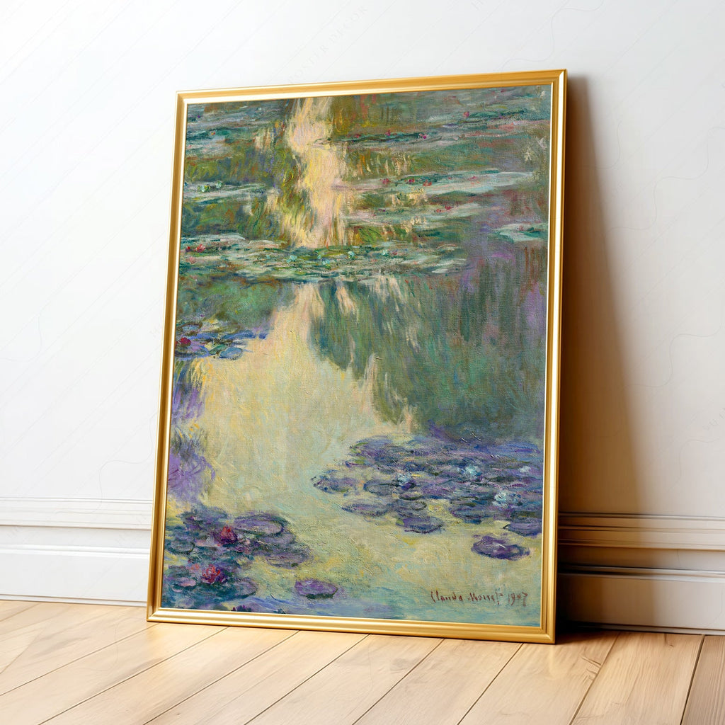 Claude Monet Water Lilies Art Print – Impressionist Poster Wall Decor
