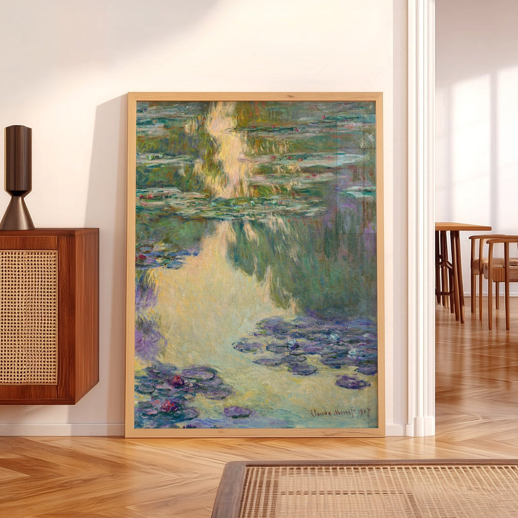 Claude Monet Water Lilies Art Print – Impressionist Poster Wall Decor
