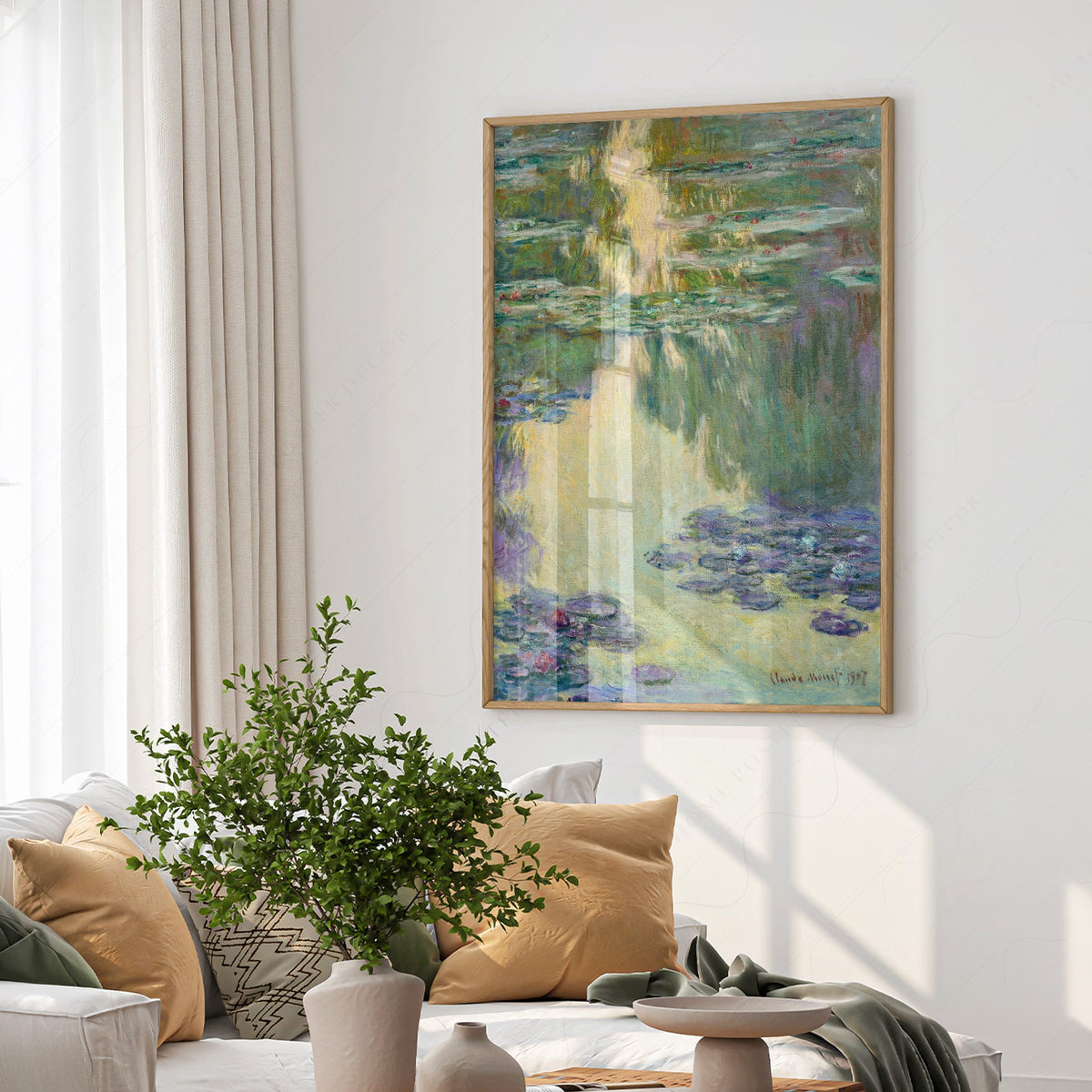 Claude Monet Water Lilies Art Print – Impressionist Poster Wall Decor