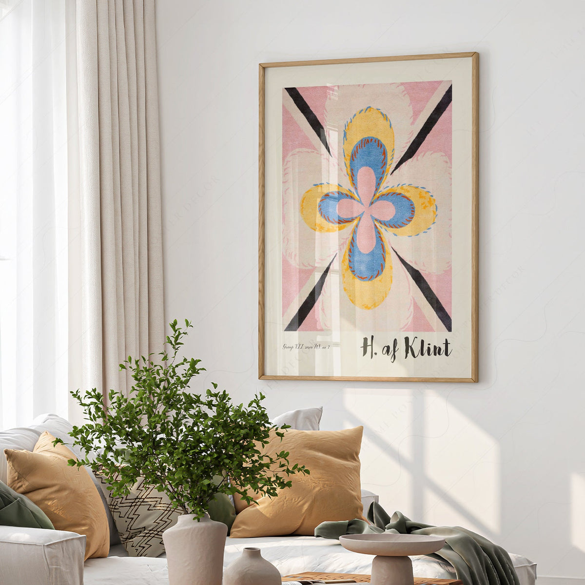 Hilma af Klint Group VII No 7 Art Print – Abstract Spiritual Wall Art 7