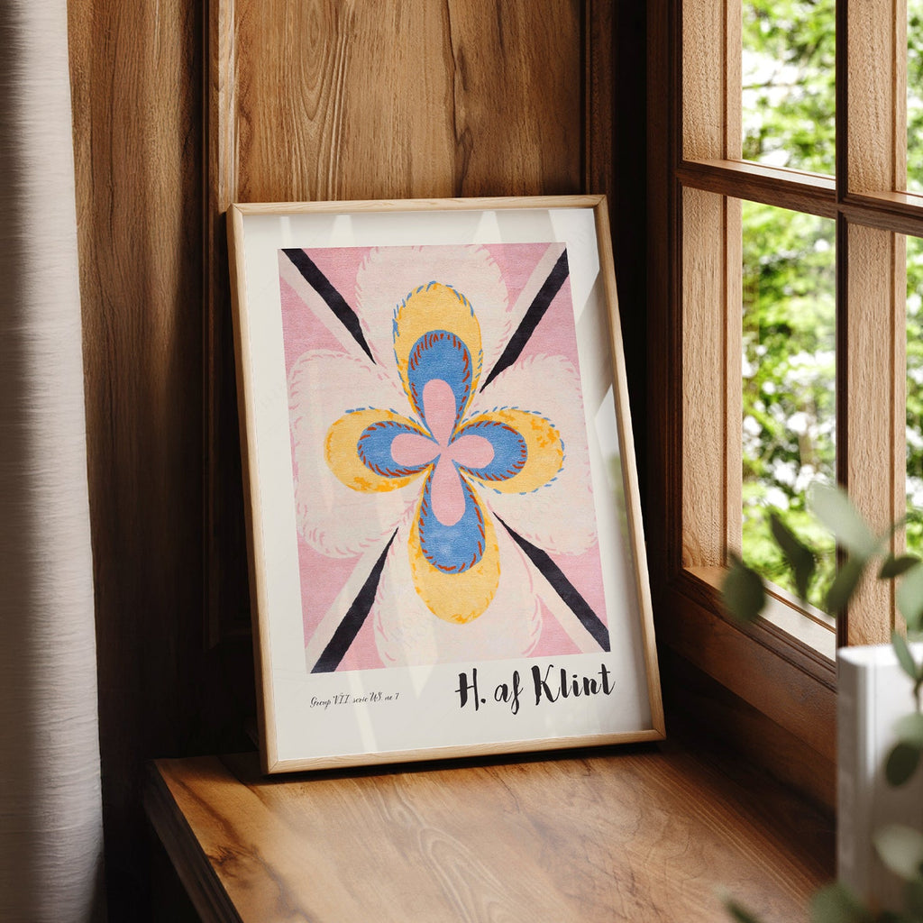 Hilma af Klint Group VII No 7 Art Print – Abstract Spiritual Wall Art 7