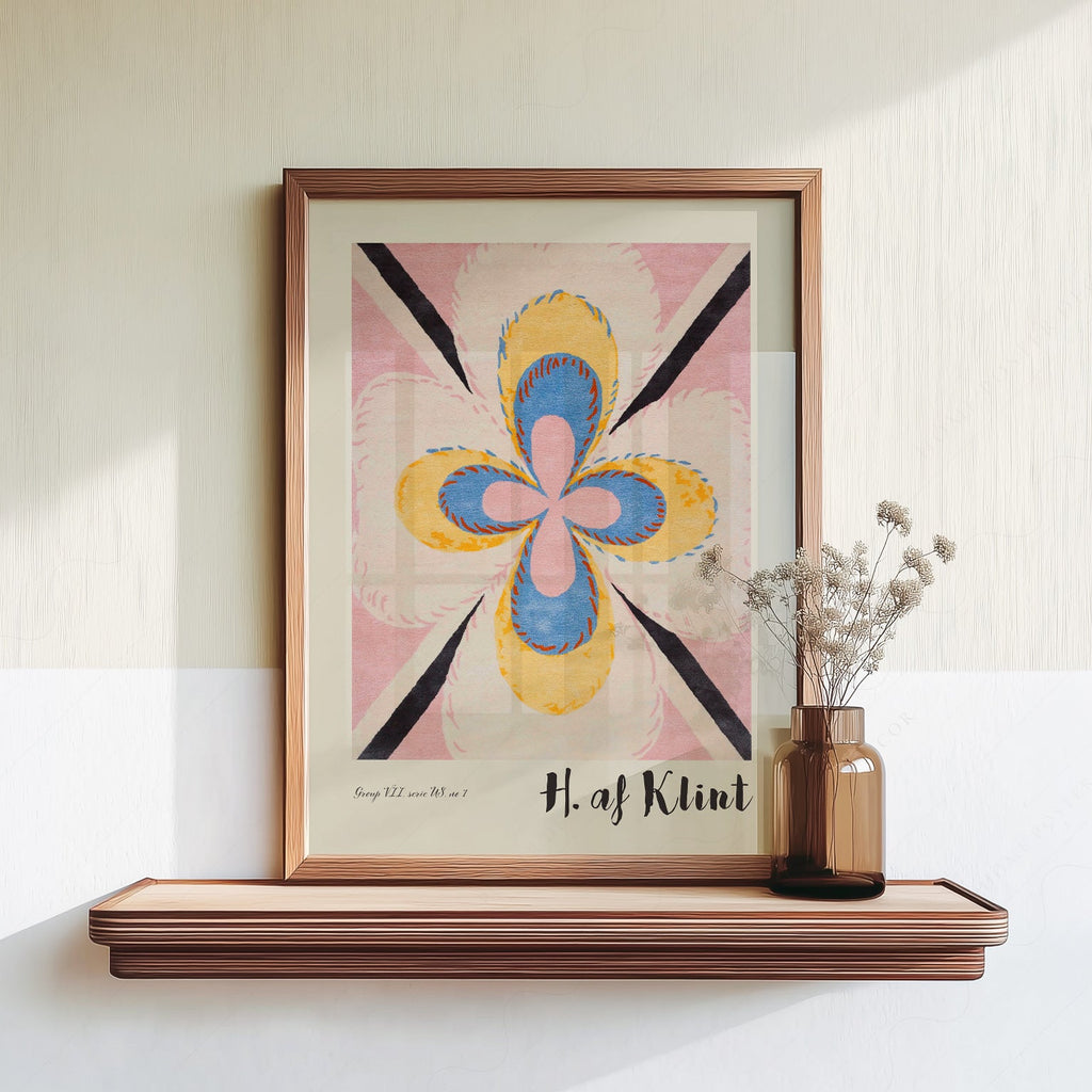 Hilma af Klint Group VII No 7 Art Print – Abstract Spiritual Wall Art 7